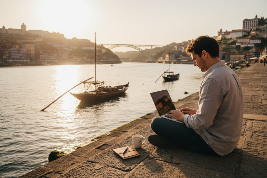 Self-employed professional in Portugal working under the Simplified Tax Regime.
